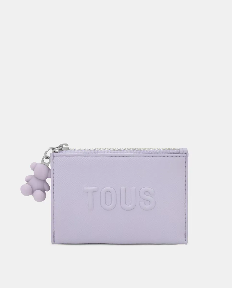 Кошелек и картхолдер с застежкой-молнией Tous, сиреневый
Кошелек и картхолдер с застежкой-молнией Tous, сиреневый