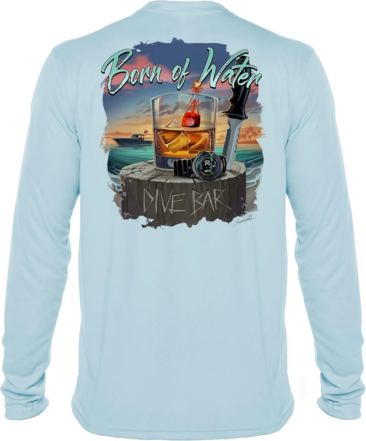 Футболка Dive Bar: мужская с защитой от ультрафиолета Born of Water
Футболка Dive Bar: мужская с защитой от ультрафиолета Born of Water
