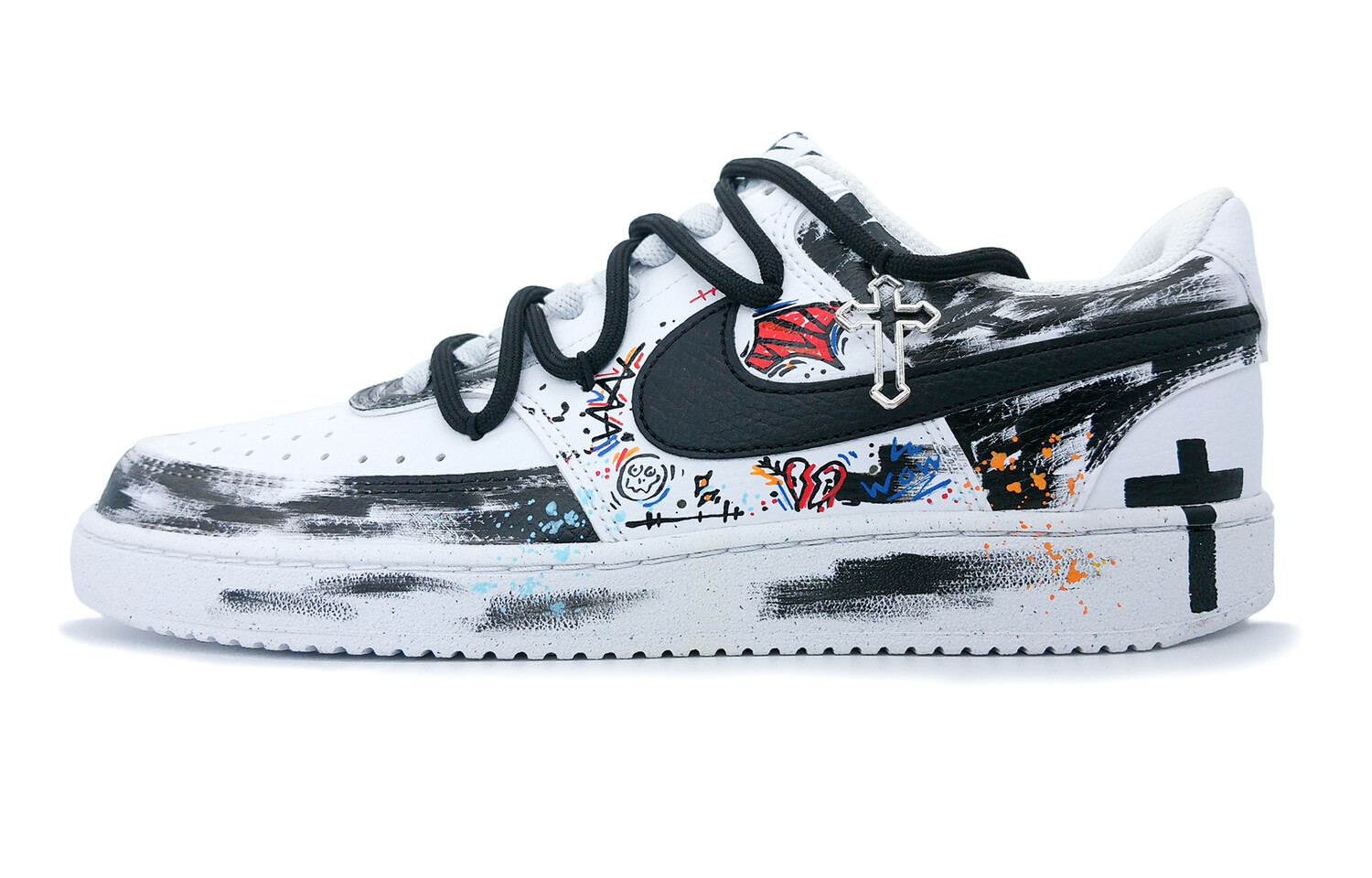 Кроссовки Nike Court Vision 1 Skateboarding Shoes Men Low-top Black, цвет Dark graffiti
Кроссовки Nike Court Vision 1 Skateboarding Shoes Men Low-top Black, цвет Dark graffiti