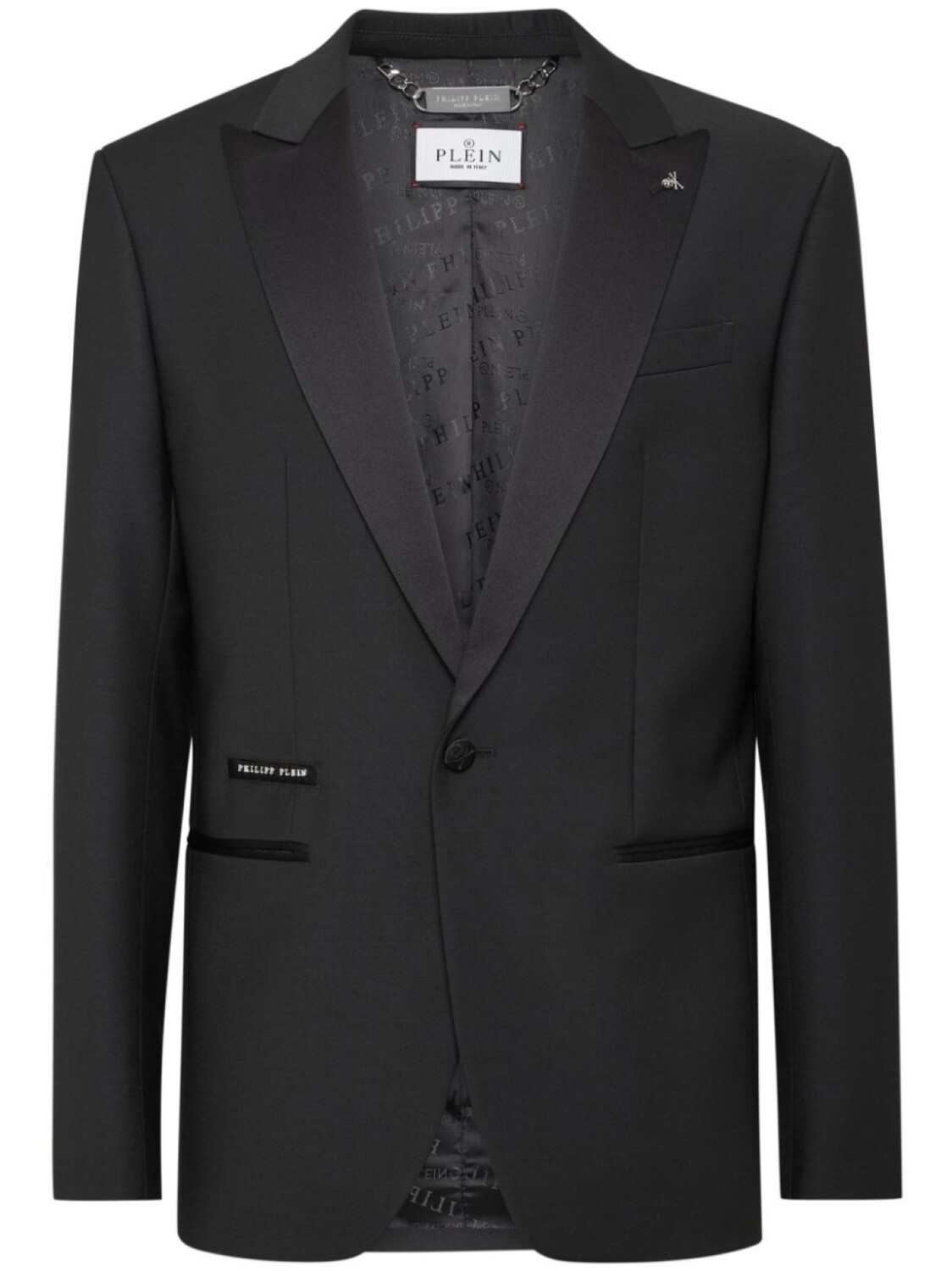 Philipp Plein блейзер с принтом черепа, черный
Philipp Plein блейзер с принтом черепа, черный