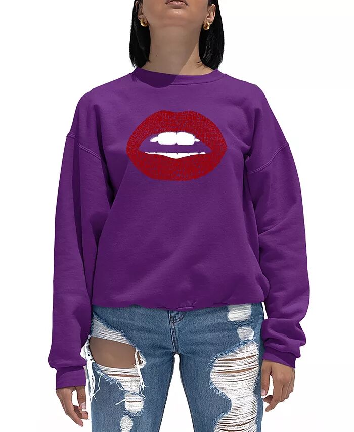 Женская толстовка Word Art Crewneck Fabulous Lips LA Pop Art, фиолетовый
Женская толстовка Word Art Crewneck Fabulous Lips LA Pop Art, фиолетовый