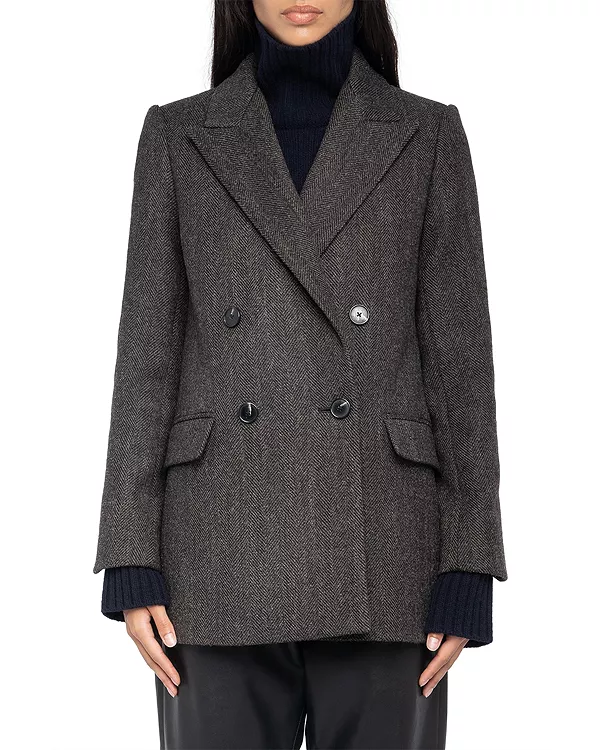 Пальто Miew из шерстяной смеси с шевронным узором Zadig & Voltaire, коричневый
Пальто Miew из шерстяной смеси с шевронным узором Zadig & Voltaire, коричневый