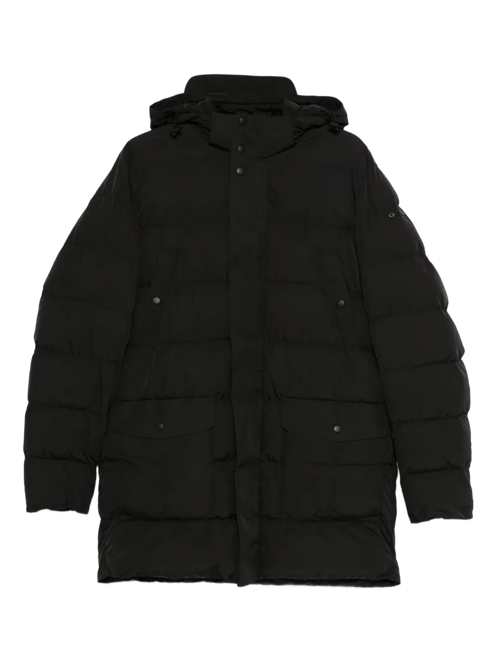 Стеганая куртка Pieve с капюшоном Geox, черный
Стеганая куртка Pieve с капюшоном Geox, черный