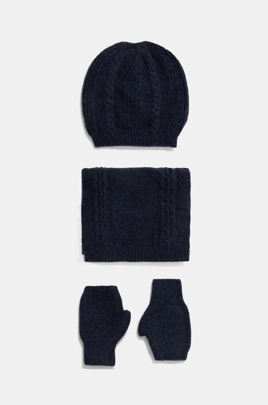 В комплекте с добавлением кашемира Answear Lab, темно-синий 
В комплекте с добавлением кашемира Answear Lab, темно-синий