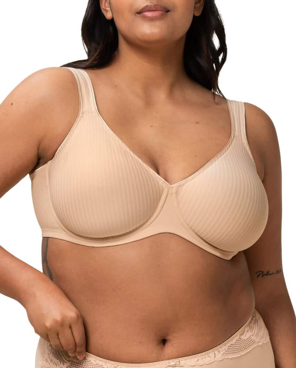 Современный мягкий натуральный бюстгальтер на косточках Triumph, бежевый
Современный мягкий натуральный бюстгальтер на косточках Triumph, бежевый