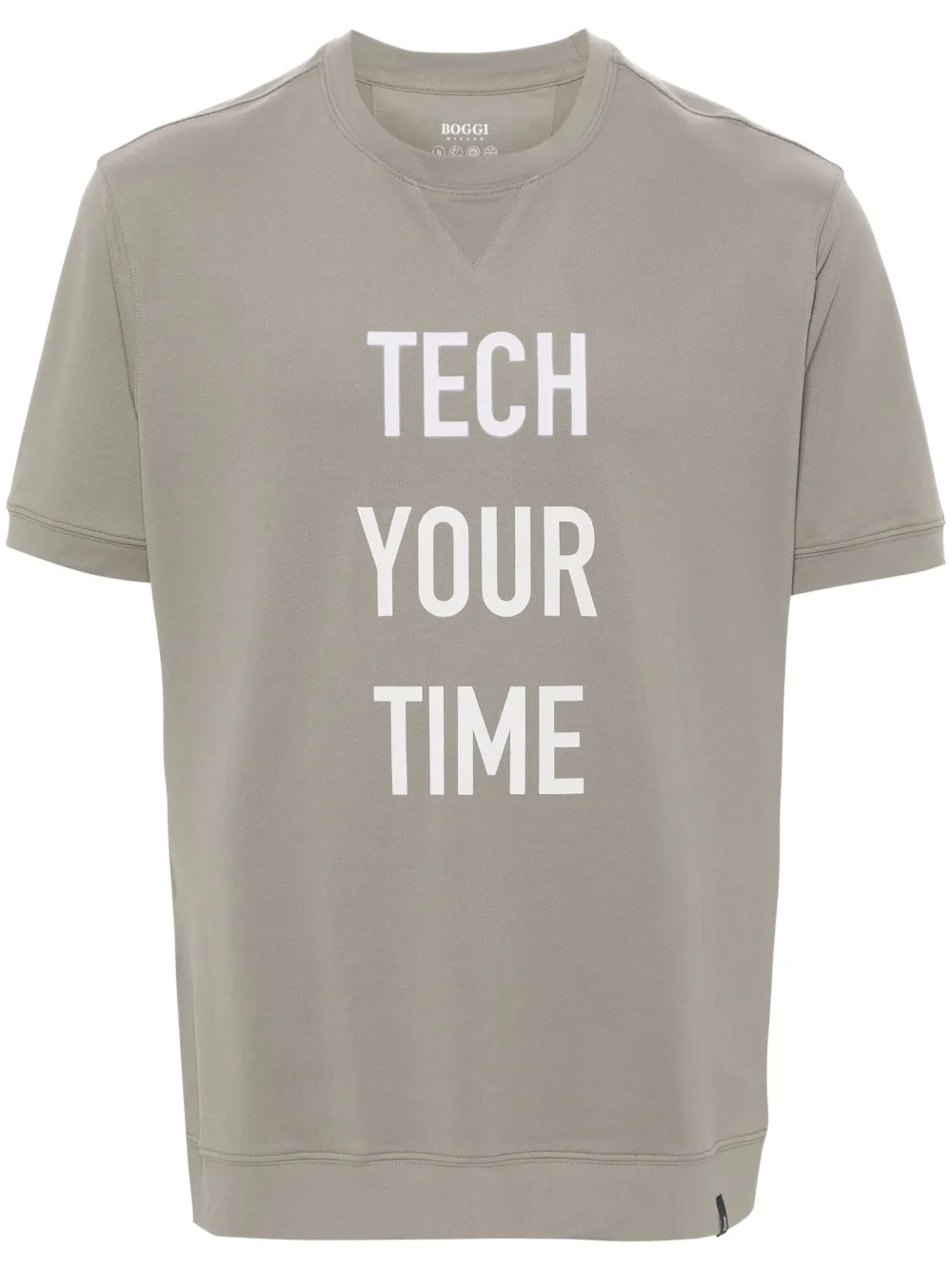 Футболка с надписью Boggi Milano, серый
Футболка с надписью Boggi Milano, серый