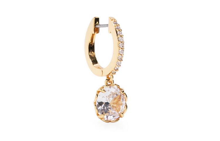 Кристальные серьги-кольца Kate Spade
Кристальные серьги-кольца Kate Spade