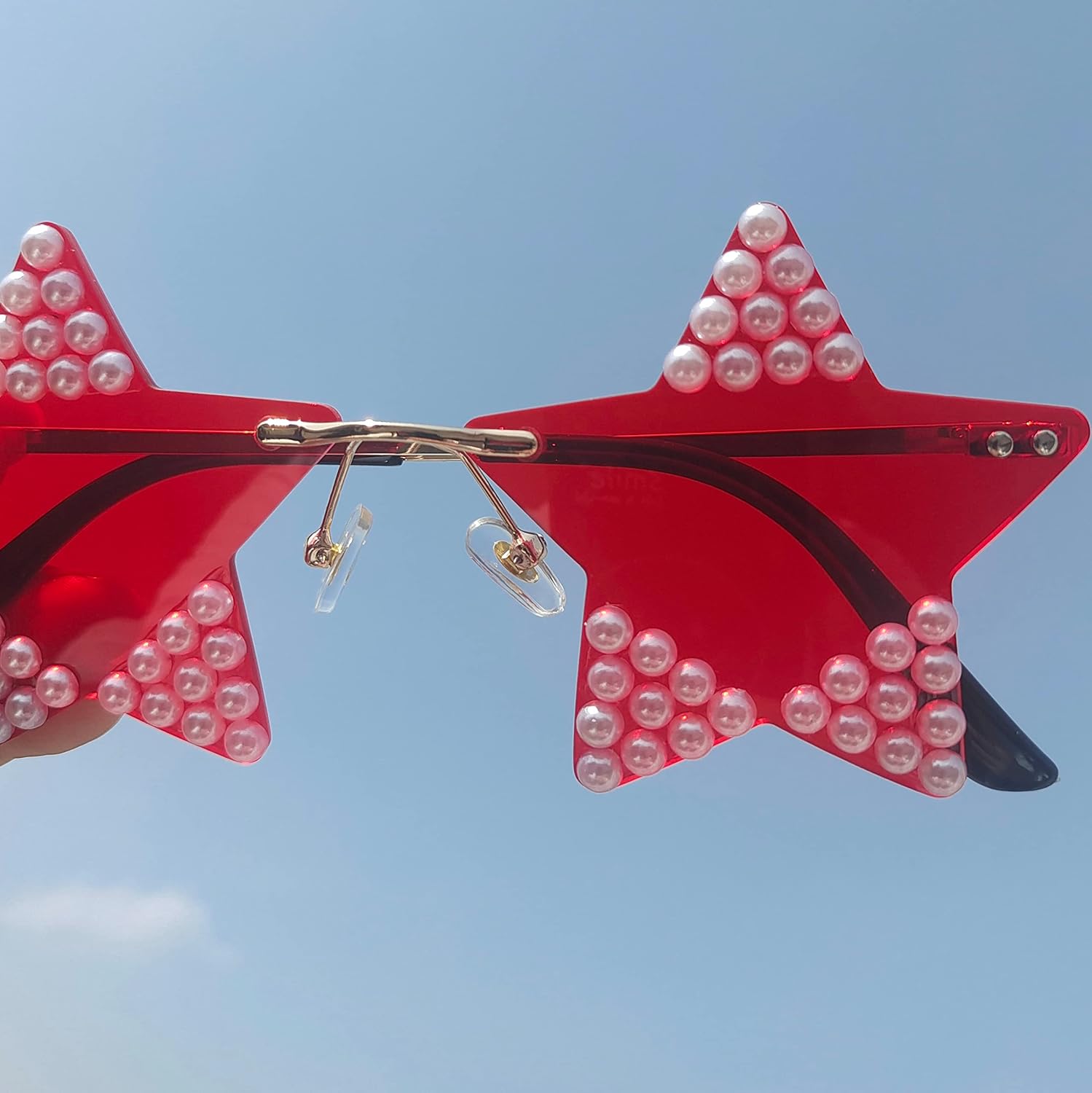 Солнцезащитные очки Willochra без оправы в форме звезды, стильные солнцезащитные очки для женщин, для вечеринок, с жемчужными стразами и пентаграммой, 2pcs-dark Blue &Red
Солнцезащитные очки Willochra без оправы в форме звезды, стильные солнцезащитные очки для женщин, для вечеринок, с жемчужными стразами и пентаграммой, 2pcs-dark Blue &Red