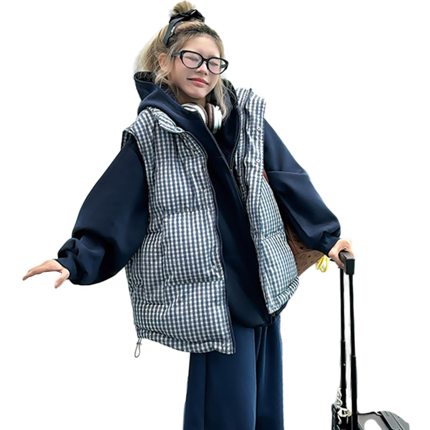 NEVER RULE Жилет Unisex Blue Stand Collar Moderate Others
NEVER RULE Жилет Unisex Blue Stand Collar Moderate Others