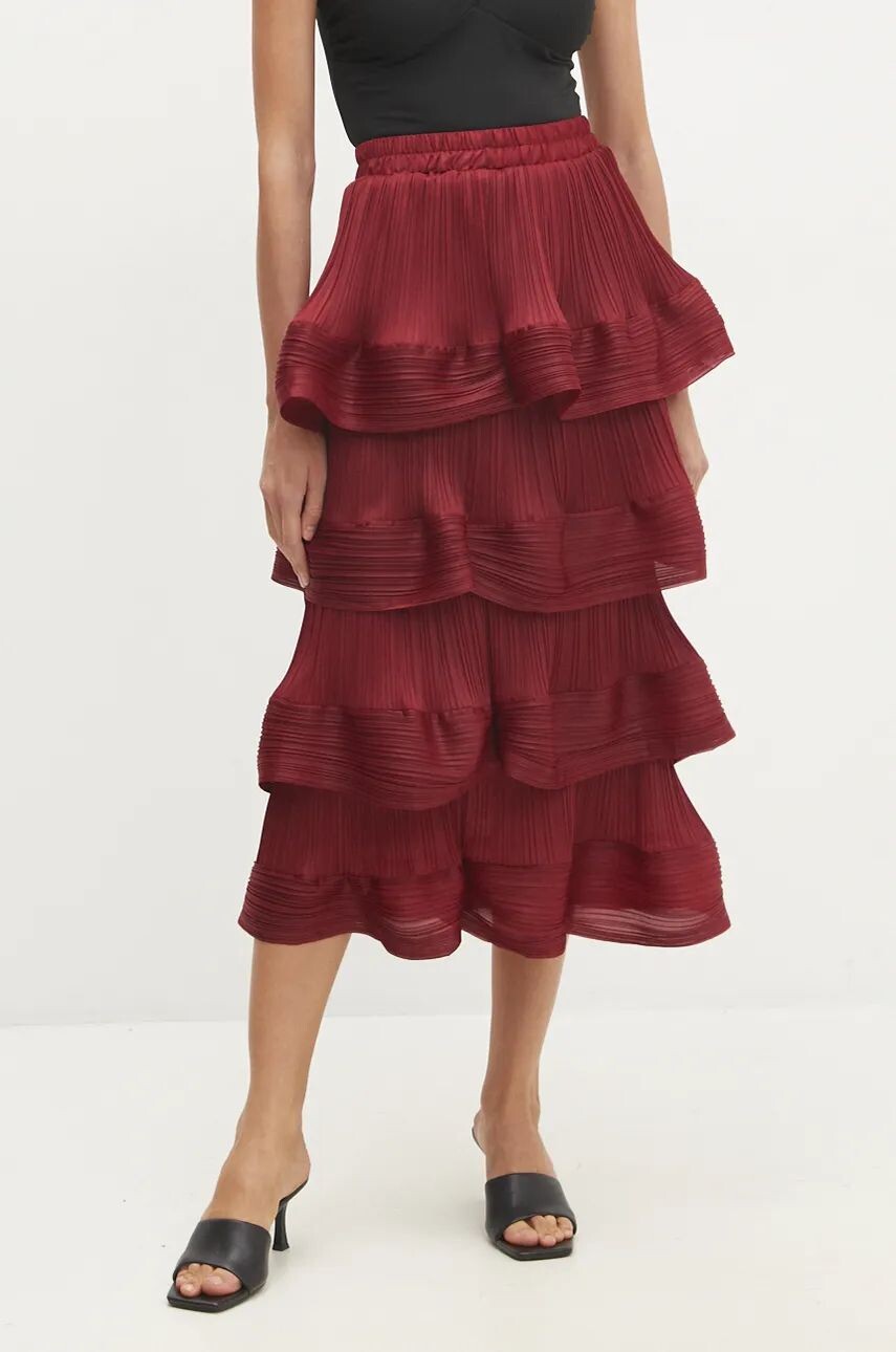 Юбка Answear Lab, гранатовый
Юбка Answear Lab, гранатовый