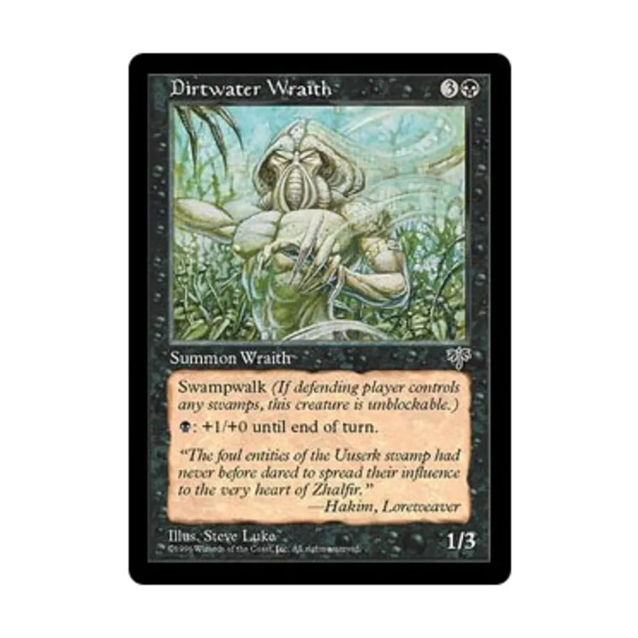 CCG Грязноводный призрак (С), MTG - Mirage
CCG Грязноводный призрак (С), MTG - Mirage