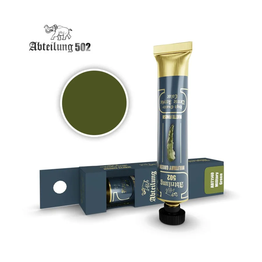 Матовая отделка — военно-зеленый, Abteilung 502 - Acrylics
Матовая отделка — военно-зеленый, Abteilung 502 - Acrylics