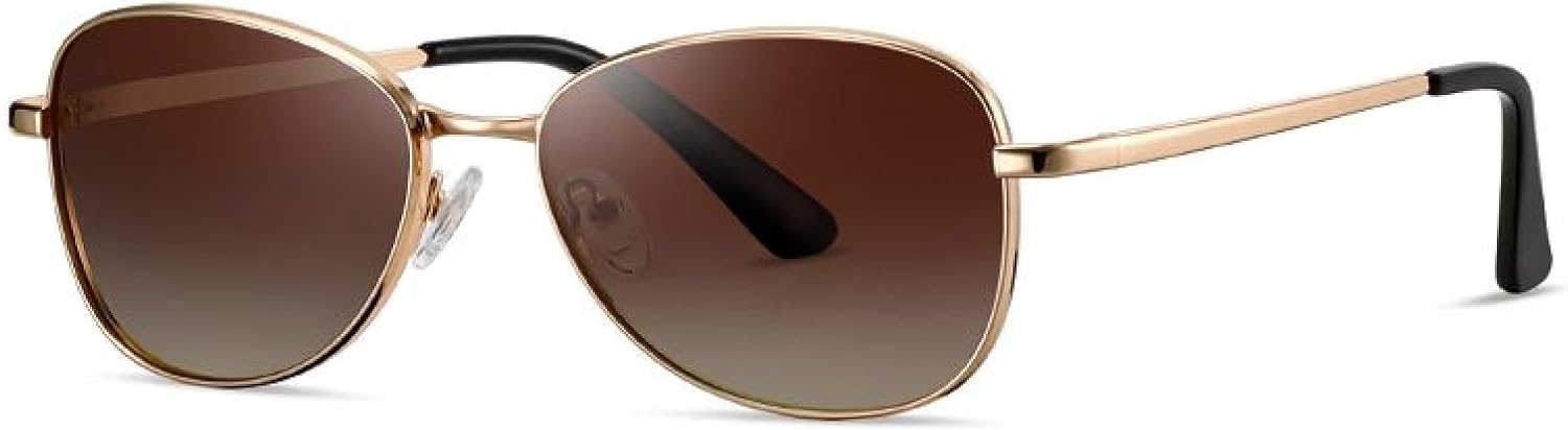 Солнцезащитные очки для женщин и мужчин с защитой от УФ-излучения UV400, металлическая оправа, для вождения, путешествий, езды на велосипеде TVTBBVV, Gold Gradient Tea
Солнцезащитные очки для женщин и мужчин с защитой от УФ-излучения UV400, металлическая оправа, для вождения, путешествий, езды на велосипеде TVTBBVV, Gold Gradient Tea