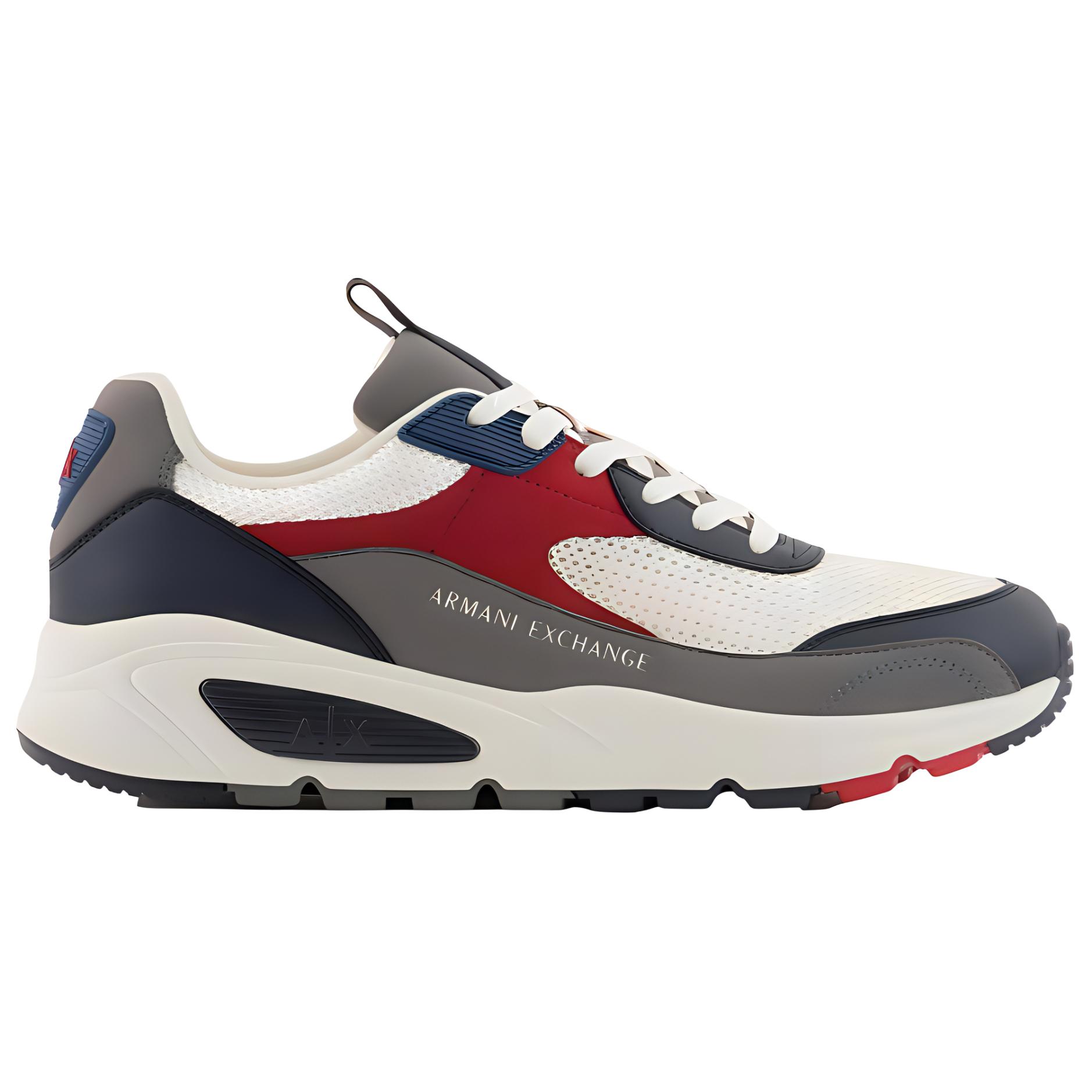 Кроссовки мужские низкие повседневные серые ARMANI EXCHANGE 
Кроссовки мужские низкие повседневные серые ARMANI EXCHANGE