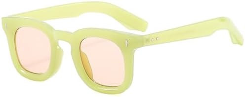 Женские солнцезащитные очки в стиле ретро с заклепками, конфетные оттенки, защита от УФ-излучения UV400, мужские панк-солнцезащитные очки, зеленый шампань, один размер MTZJH, One Color
Женские солнцезащитные очки в стиле ретро с заклепками, конфетные оттенки, защита от УФ-излучения UV400, мужские панк-солнцезащитные очки, зеленый шампань, один размер MTZJH, One Color