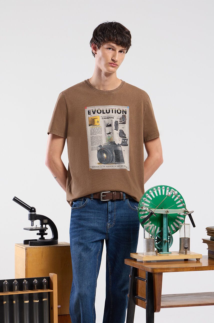 Хлопковая футболка Medicine, коричневый
Хлопковая футболка Medicine, коричневый