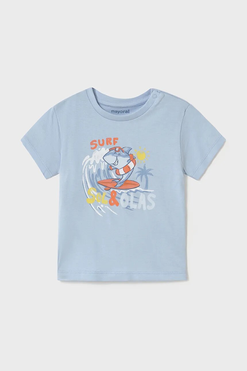Футболка из хлопка для детей Mayoral, синий
Футболка из хлопка для детей Mayoral, синий