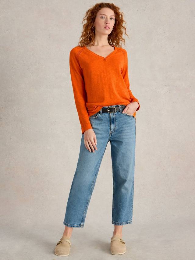 Льняной джемпер naria из органического хлопка с v-образным вырезом White Stuff, цвет Mid Orange
Льняной джемпер naria из органического хлопка с v-образным вырезом White Stuff, цвет Mid Orange