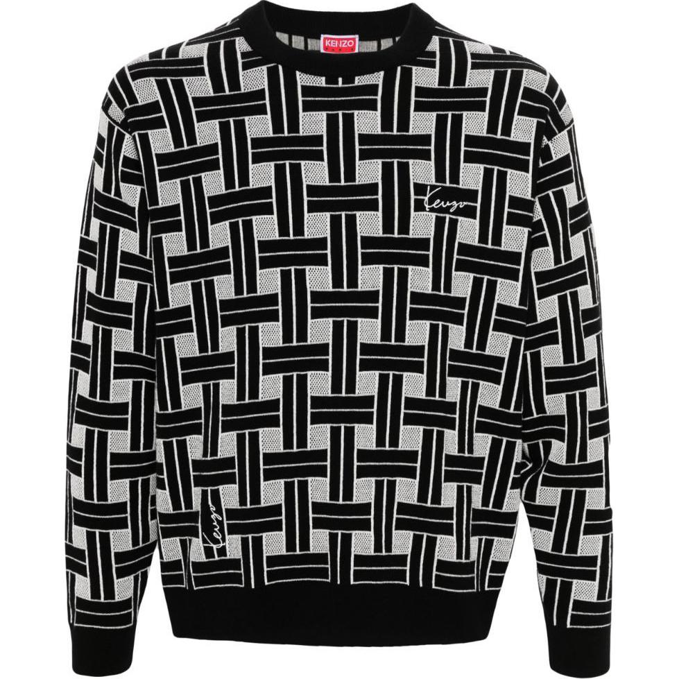 Джемпер с жаккардовым узором KENZO, черный
Джемпер с жаккардовым узором KENZO, черный