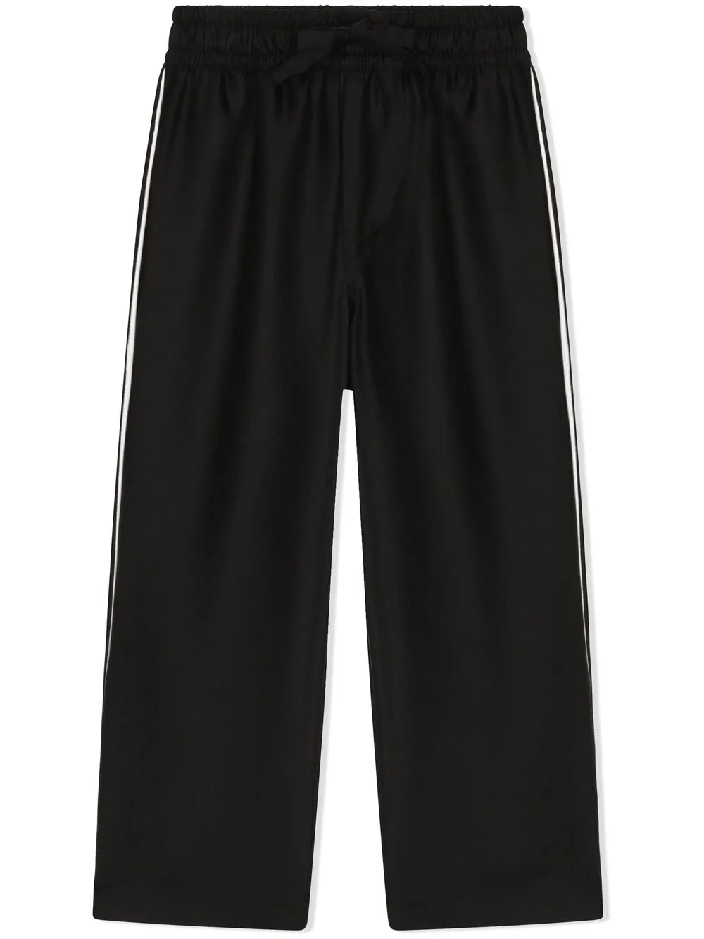 Шелковые пижамные брюки с вышитым логотипом Dolce & Gabbana Kids, черный
Шелковые пижамные брюки с вышитым логотипом Dolce & Gabbana Kids, черный