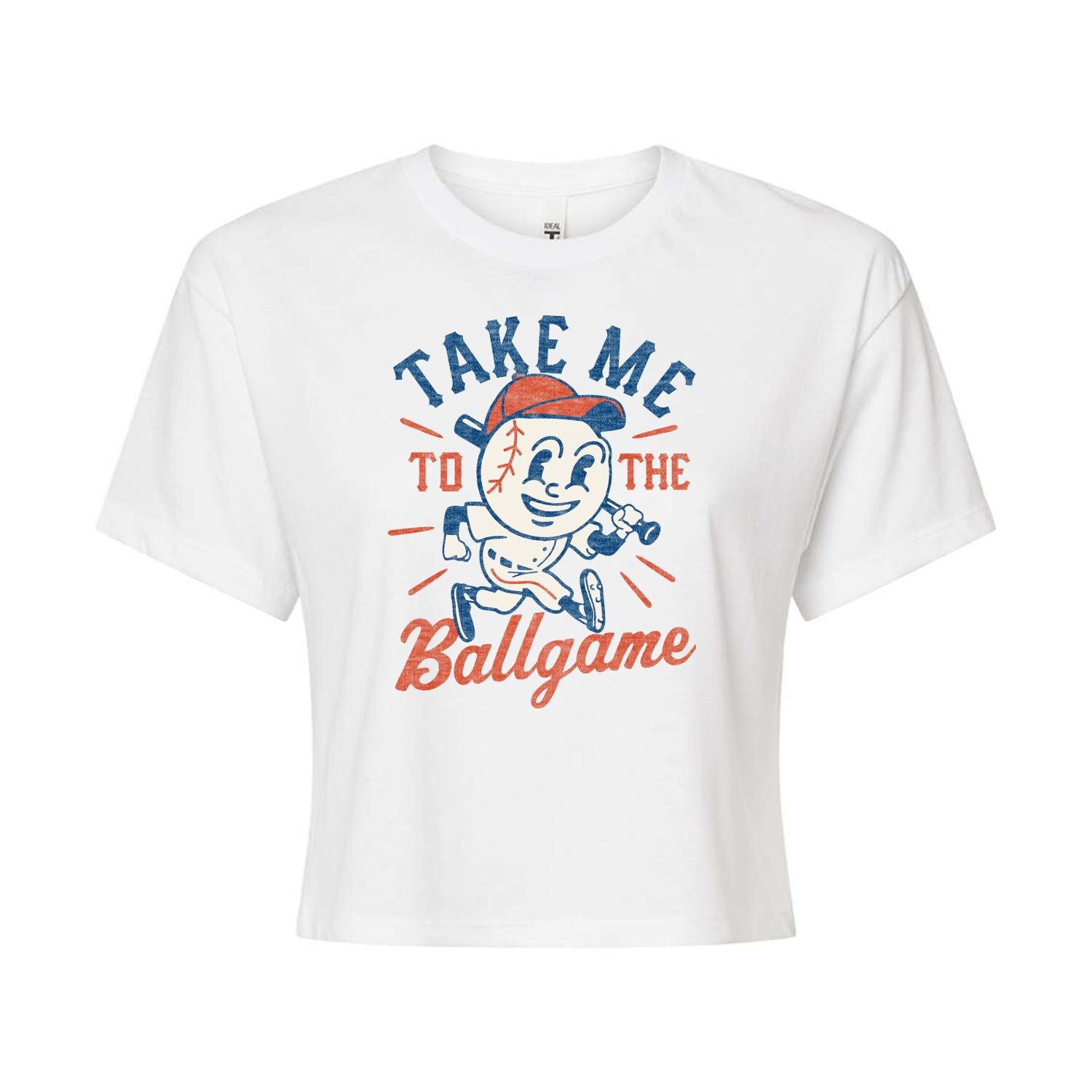 Укороченная футболка с рисунком Take Me To The Ballgame для юниоров Licensed Character, белый
Укороченная футболка с рисунком Take Me To The Ballgame для юниоров Licensed Character, белый