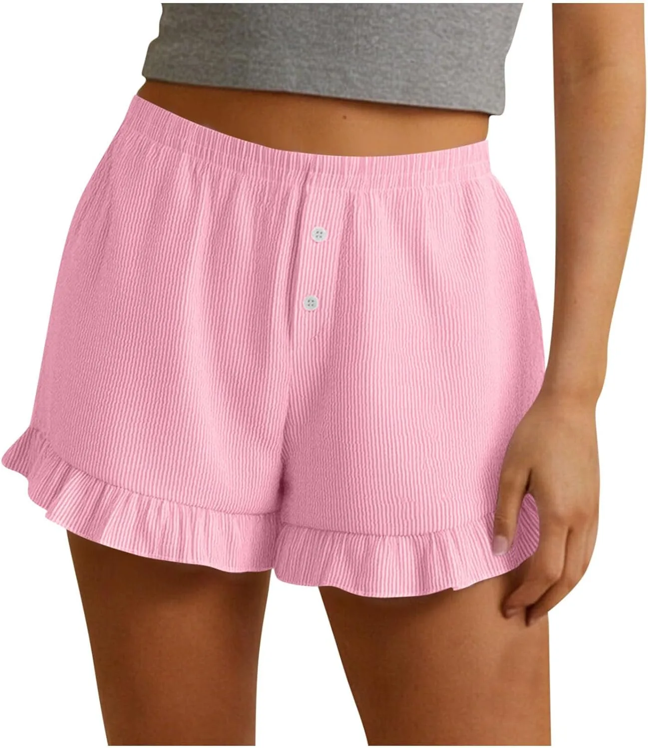 Женские боксеры Y2K с рюшами для сна и отдыха
Женские боксеры Y2K с рюшами для сна и отдыха