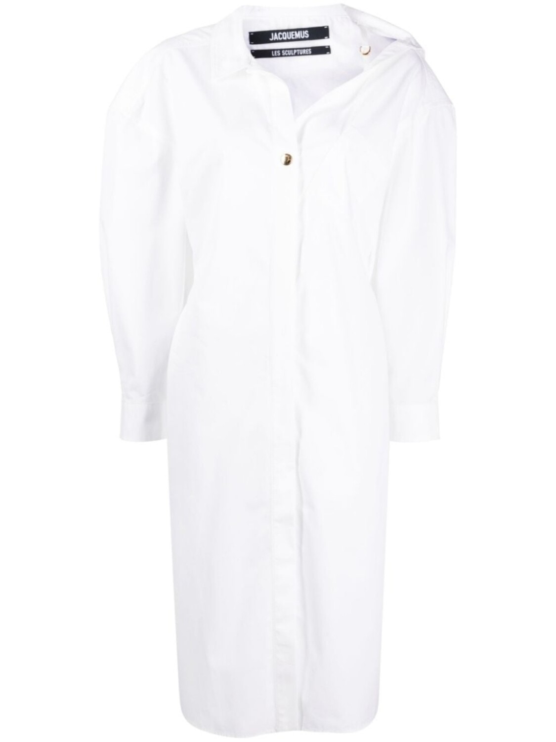 Jacquemus платье La Robe Chemise, белый
Jacquemus платье La Robe Chemise, белый