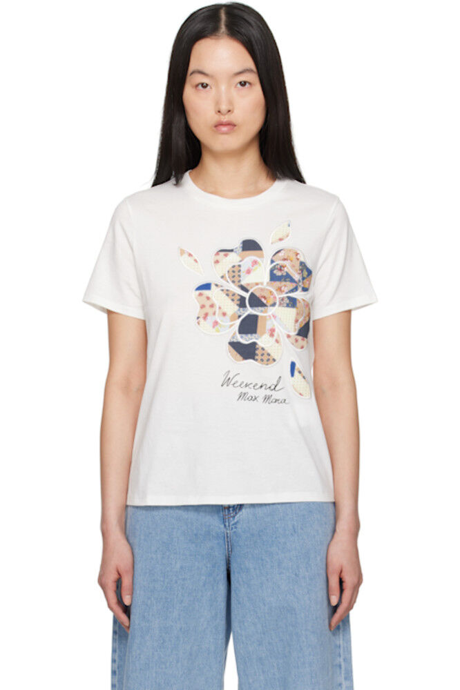 Белая футболка Vello Weekend Max Mara
Белая футболка Vello Weekend Max Mara