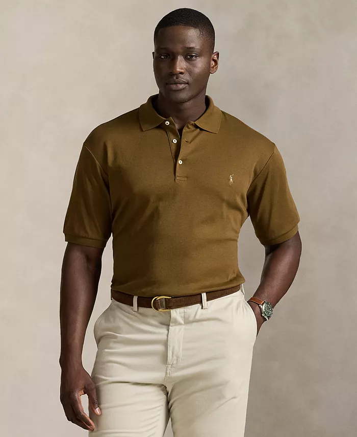 Мужская хлопковая поло Big & Tall Classic Fit Polo Ralph Lauren, коричневый
Мужская хлопковая поло Big & Tall Classic Fit Polo Ralph Lauren, коричневый