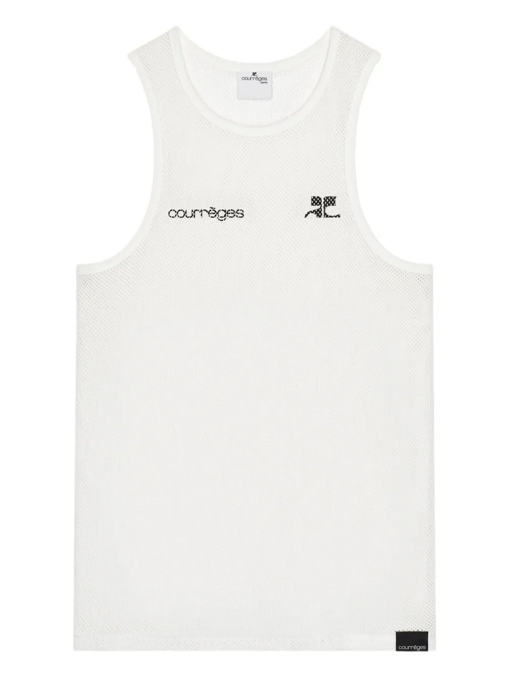 Топ с логотипом Courrèges, белый
Топ с логотипом Courrèges, белый
