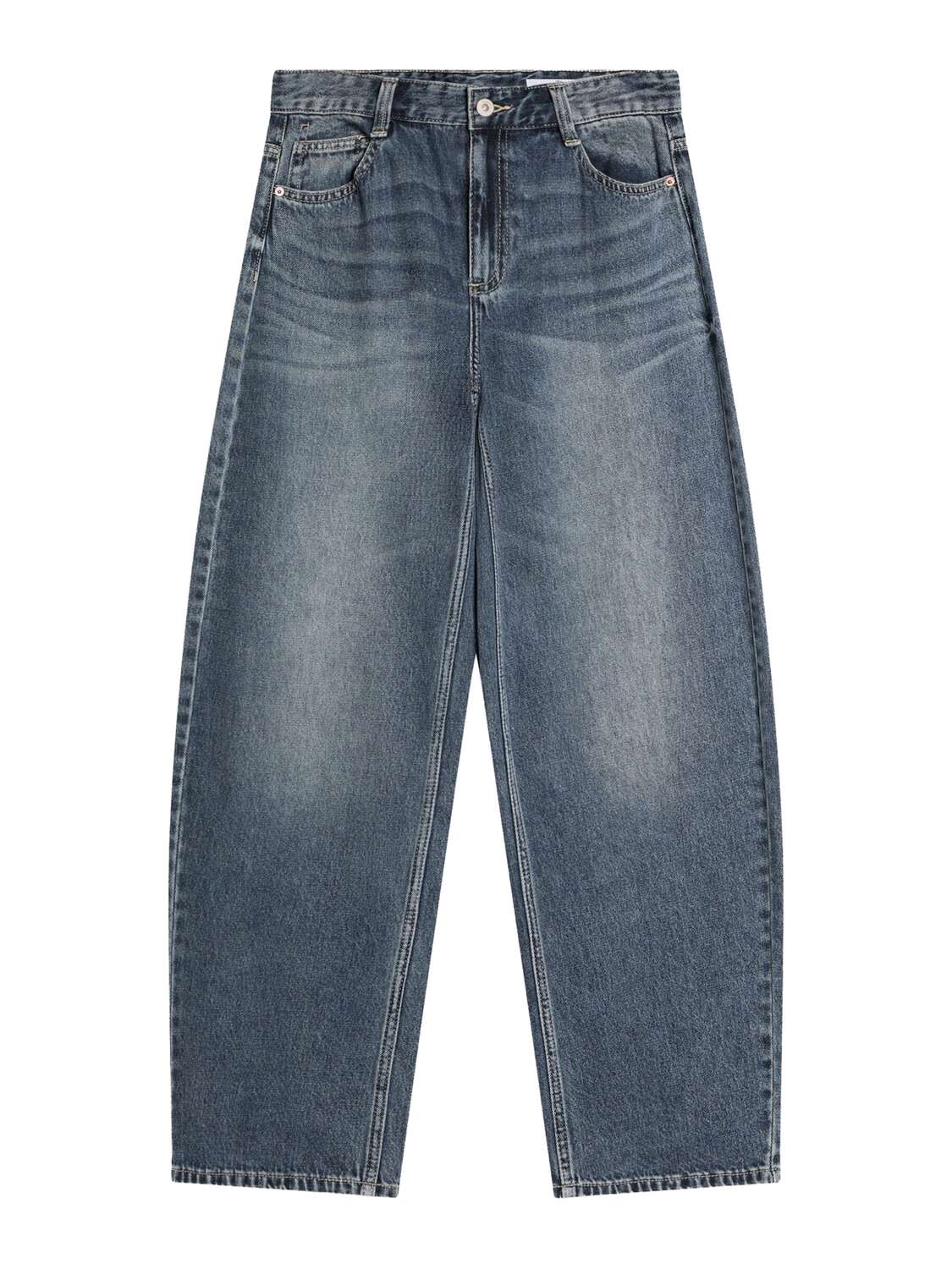 Bershka Брюки Barrel в темно-синем цвете
Bershka Брюки Barrel в темно-синем цвете