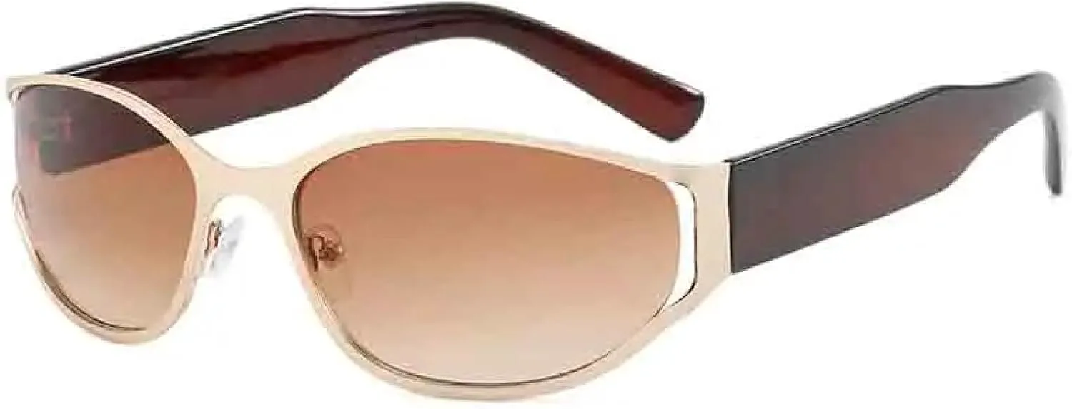 Модные солнцезащитные очки класса люкс в овальной оправе, трендовые очки для путешествий, женские и мужские солнцезащитные очки UV400 TKKTLLT, Brown Gradient Tea
Модные солнцезащитные очки класса люкс в овальной оправе, трендовые очки для путешествий, женские и мужские солнцезащитные очки UV400 TKKTLLT, Brown Gradient Tea