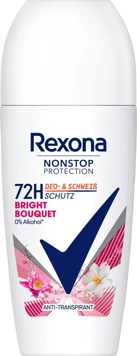 Шариковый дезодорант-антитранспирант Nonstop Protection Bright Bouquet 500мл Rexona 
Шариковый дезодорант-антитранспирант Nonstop Protection Bright Bouquet 500мл Rexona