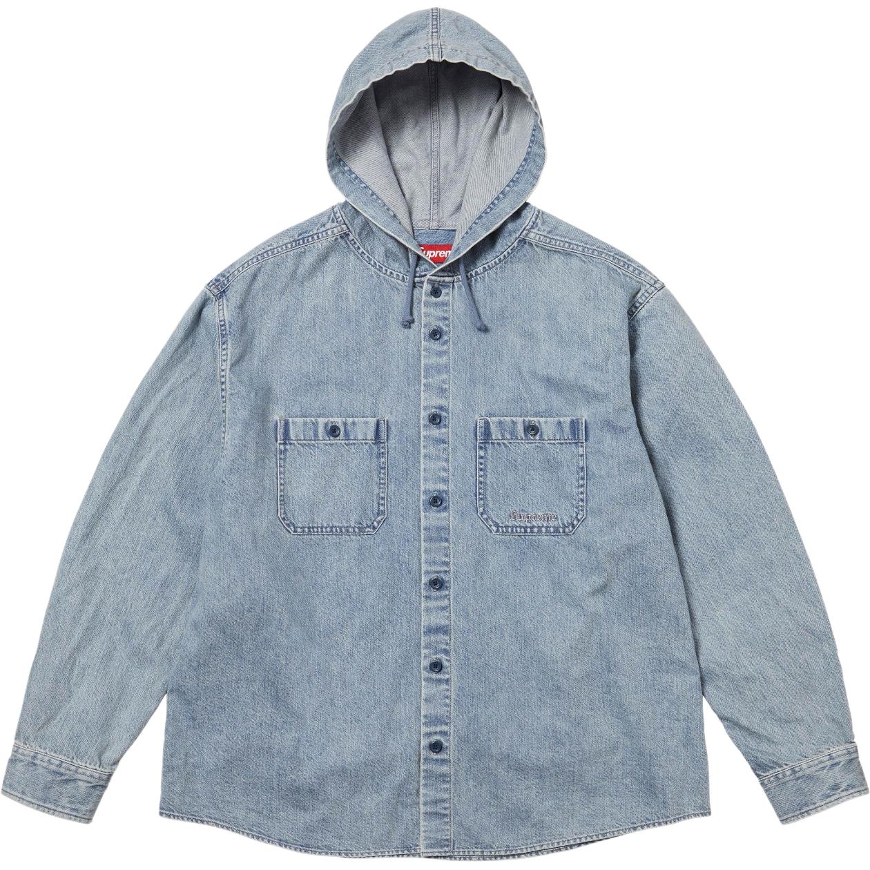 Рубашка SS25 WEEK19 Hooded Denim Shirt Unisex Supreme, синий/белый
Рубашка SS25 WEEK19 Hooded Denim Shirt Unisex Supreme, синий/белый