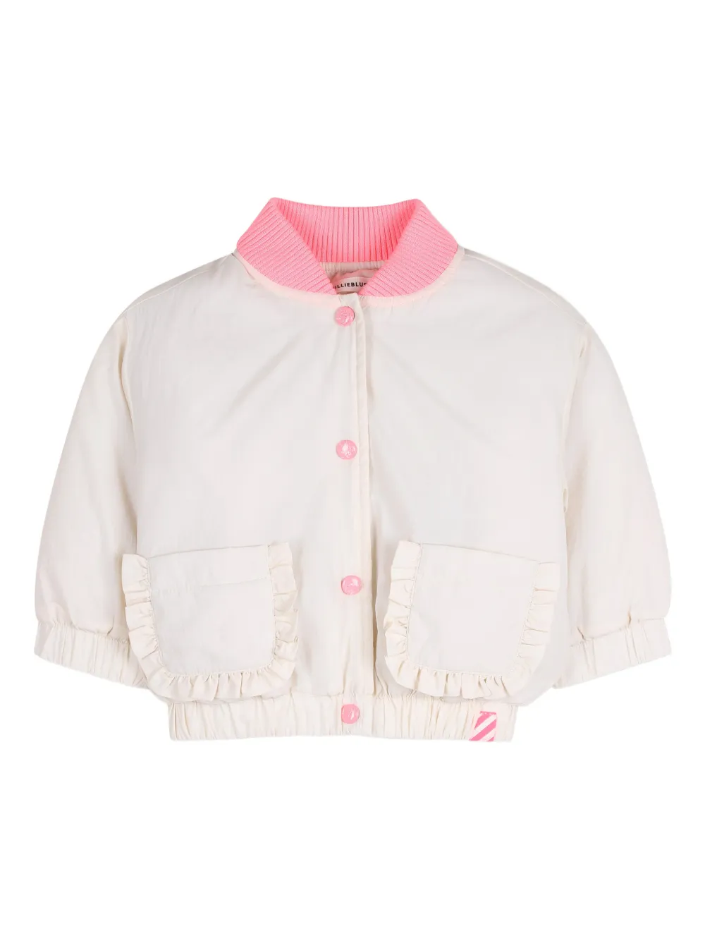 Бомбер с оборками Billieblush, бежевый
Бомбер с оборками Billieblush, бежевый