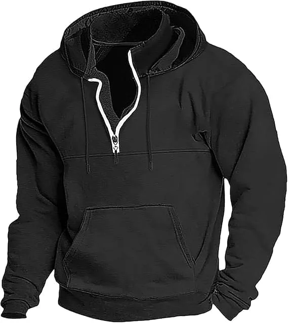 Мужская худи с капюшоном и молнией на четверть Kenhansion
Мужская худи с капюшоном и молнией на четверть Kenhansion