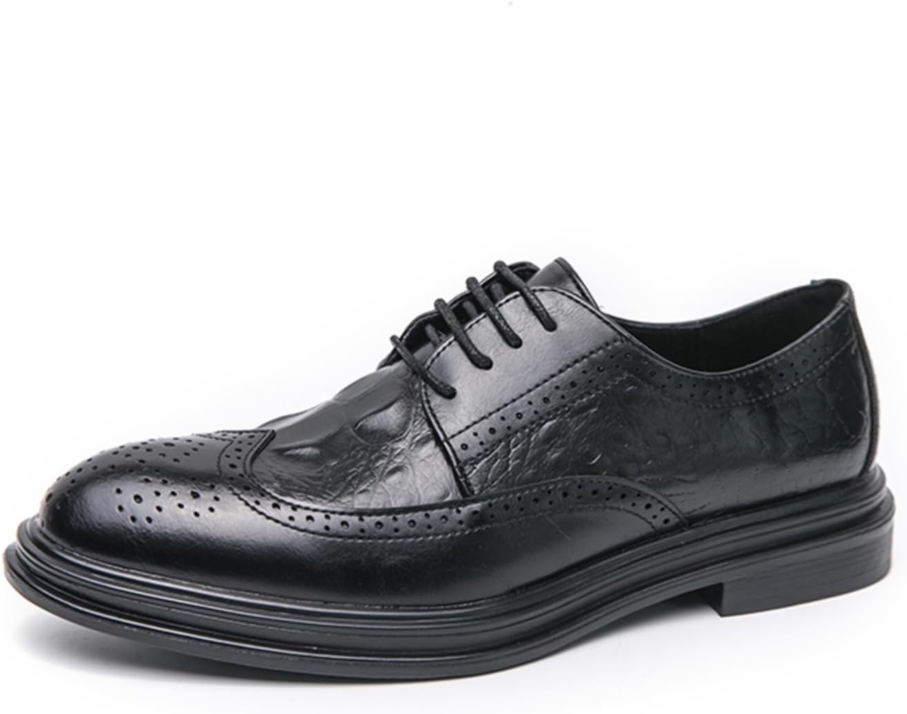 Мужские туфли-оксфорды с узором под крокодила, кожаные, на шнуровке, с зауженным носком, невысоким массивным каблуком, повседневные и комфортные броги с крыльями для работы, офиса, свадьбы и деловых мероприятий Qwuieoin, черный
Мужские туфли-оксфорды с узором под крокодила, кожаные, на шнуровке, с зауженным носком, невысоким массивным каблуком, повседневные и комфортные броги с крыльями для работы, офиса, свадьбы и деловых мероприятий Qwuieoin, черный