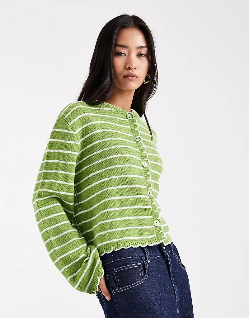 Мисс Селфридж полосатый кардиган, связанный узором «одеяло», зеленый цвет
Мисс Селфридж полосатый кардиган, связанный узором «одеяло», зеленый цвет