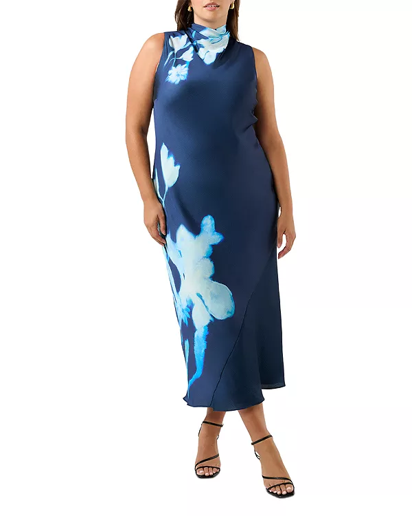 Платье Майла с высоким воротником Estelle Plus, синий
Платье Майла с высоким воротником Estelle Plus, синий