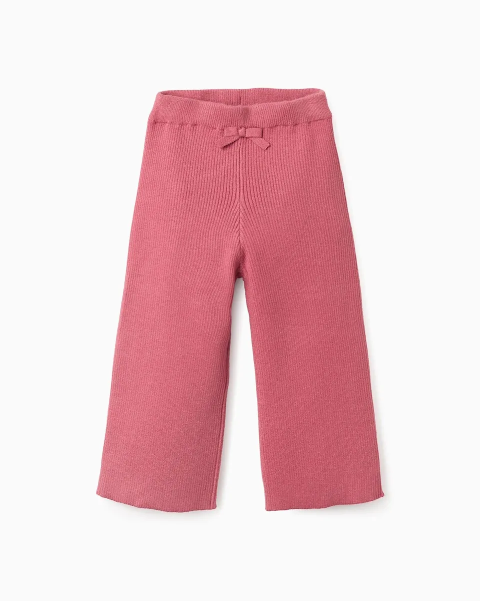 Брюки для малыша из ребристого трикотажа с бантиком Zippy, розовый
Брюки для малыша из ребристого трикотажа с бантиком Zippy, розовый