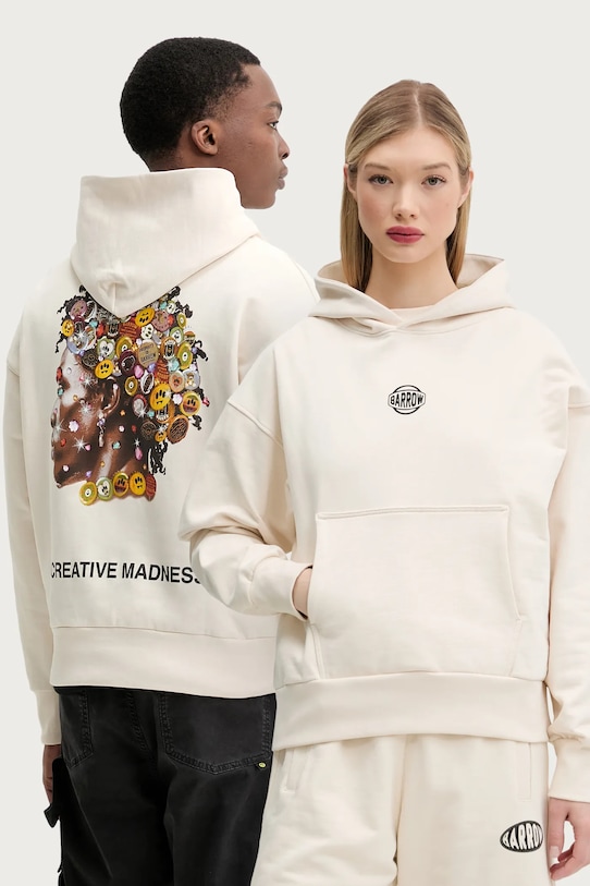 Хлопковая толстовка Barrow, бежевый
Хлопковая толстовка Barrow, бежевый