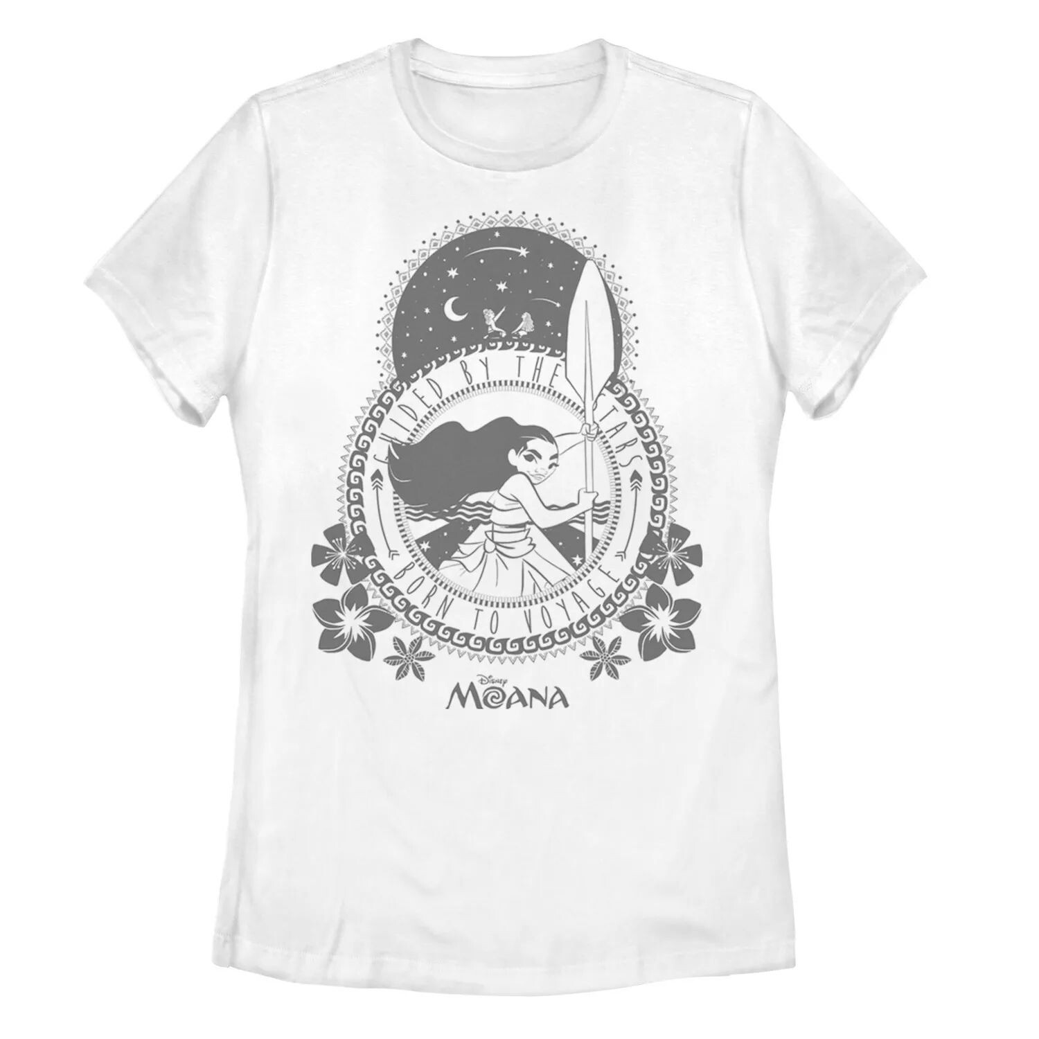 Детская футболка Disney Moana Guided By The Stars с графическим логотипом Disney
Детская футболка Disney Moana Guided By The Stars с графическим логотипом Disney
