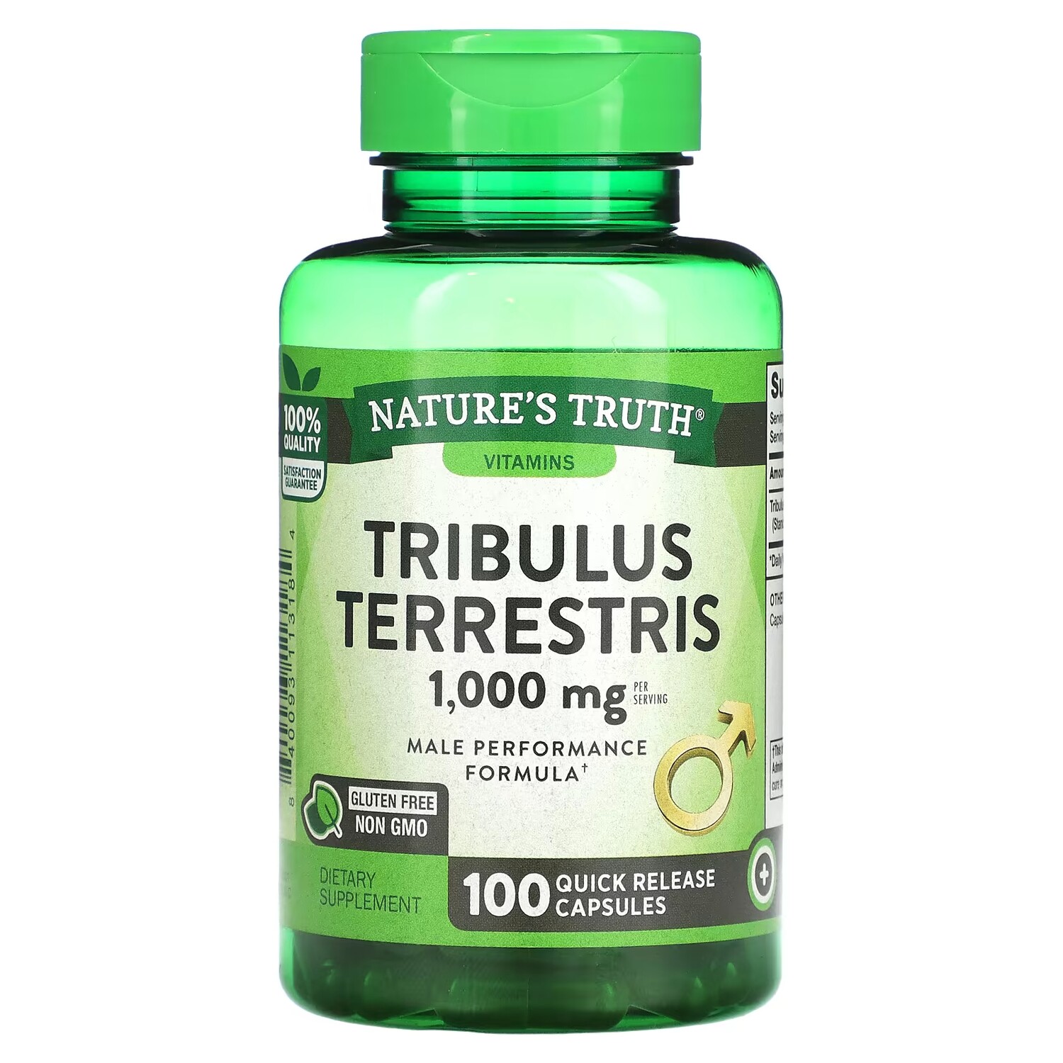 Добавка Nature's Truth Tribulus Terrestris 1000 мг, 100 капсул
Добавка Nature's Truth Tribulus Terrestris 1000 мг, 100 капсул