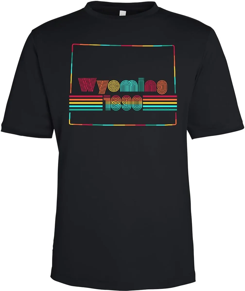 Футболка Inktastic Wyoming 1890 с ретро-шрифтом
Футболка Inktastic Wyoming 1890 с ретро-шрифтом