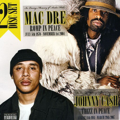 CD диск Mac Dre / Johnny Cash: Romp In Peace/Thizz In Peace 
CD диск Mac Dre / Johnny Cash: Romp In Peace/Thizz In Peace