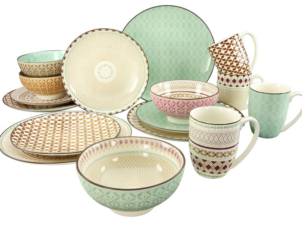 CreaTable, 20310, Mandala Colorful, комбинированный сервиз, 16 предметов, керамика, мультиколор
CreaTable, 20310, Mandala Colorful, комбинированный сервиз, 16 предметов, керамика, мультиколор