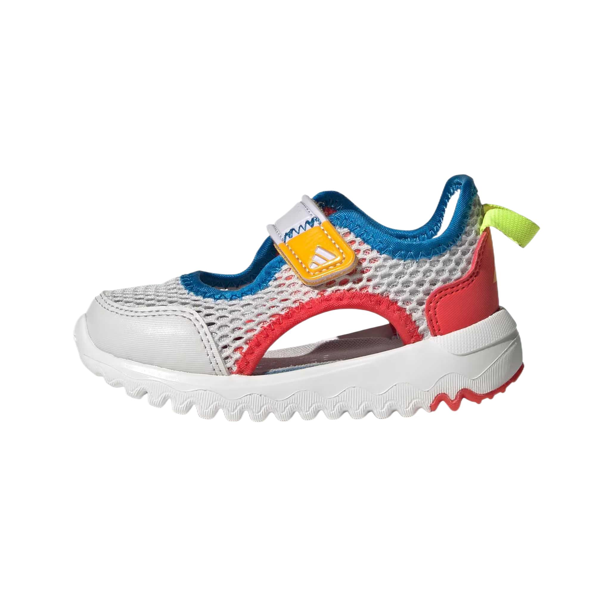 Adidas Туфли для малышей, темно-серые/полупрозрачные, красные/ярко-синие, для младенцев и малышей