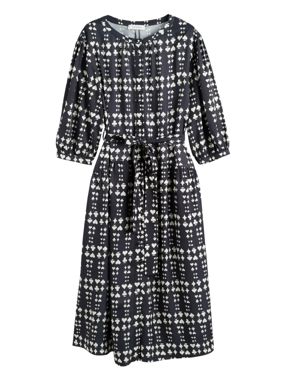 Платье миди Queen of Hearts с поясом и принтом Chinti & Parker, черный
Платье миди Queen of Hearts с поясом и принтом Chinti & Parker, черный