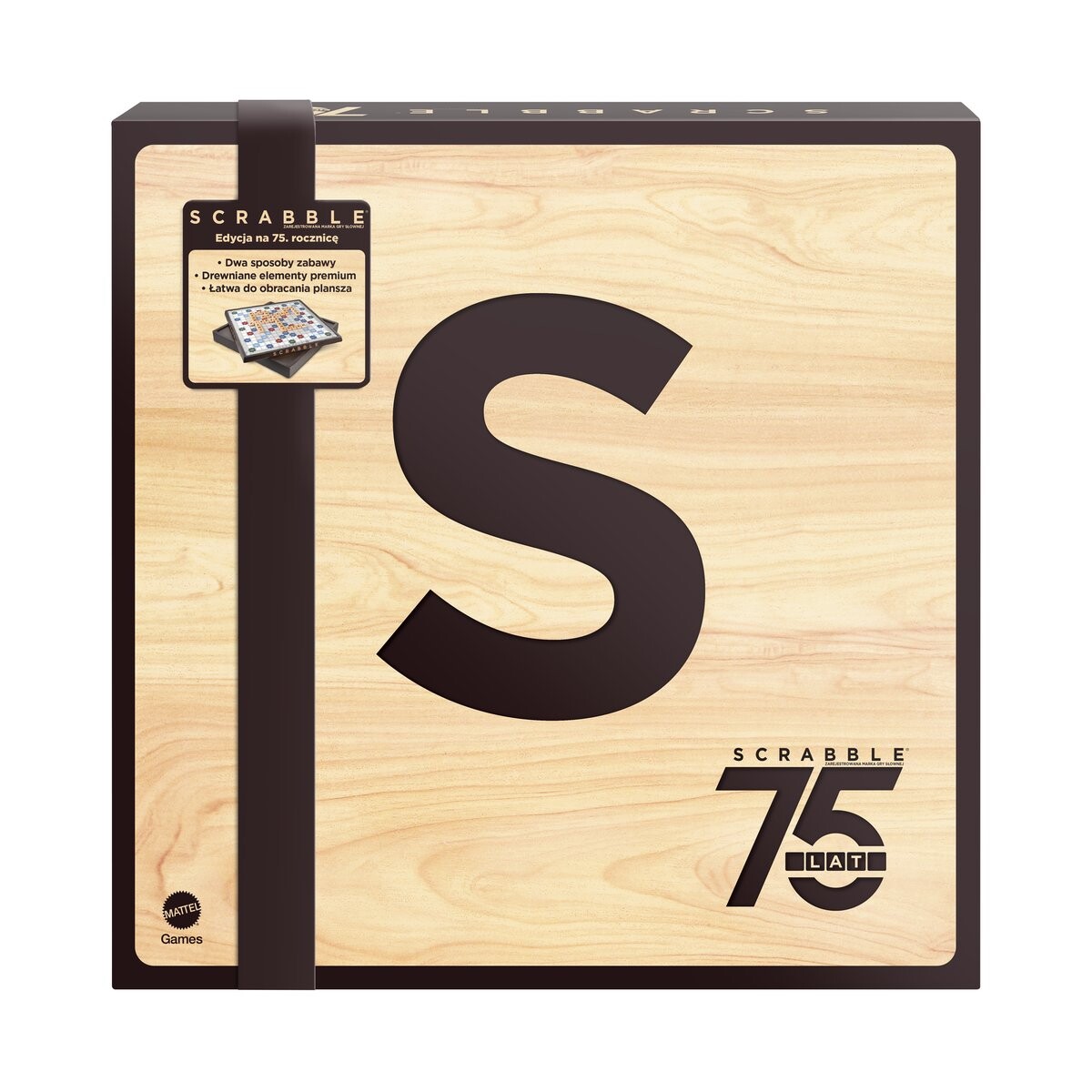 Scrabble 75th Anniversary, специальный выпуск, деревянный, HWV89
Scrabble 75th Anniversary, специальный выпуск, деревянный, HWV89