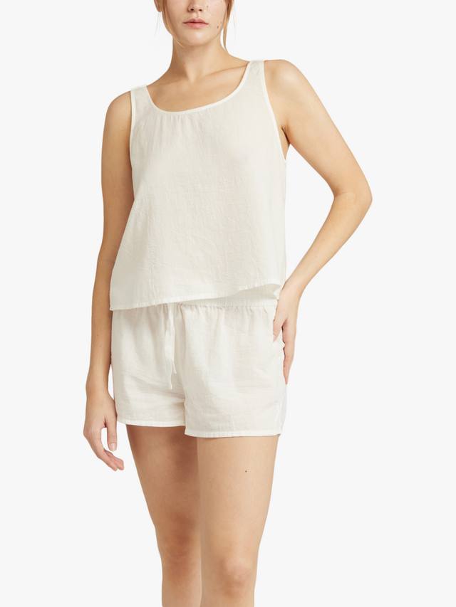 Ночная майка-топ с круглым вырезом для пижамы Nudea, White
Ночная майка-топ с круглым вырезом для пижамы Nudea, White